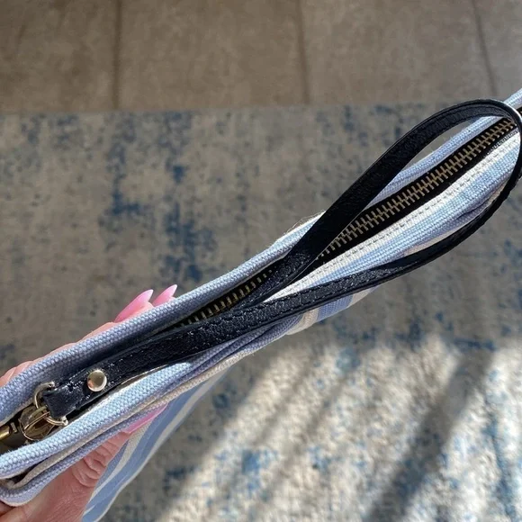 Kate Spade striped wristlet - Picture 3 of 5